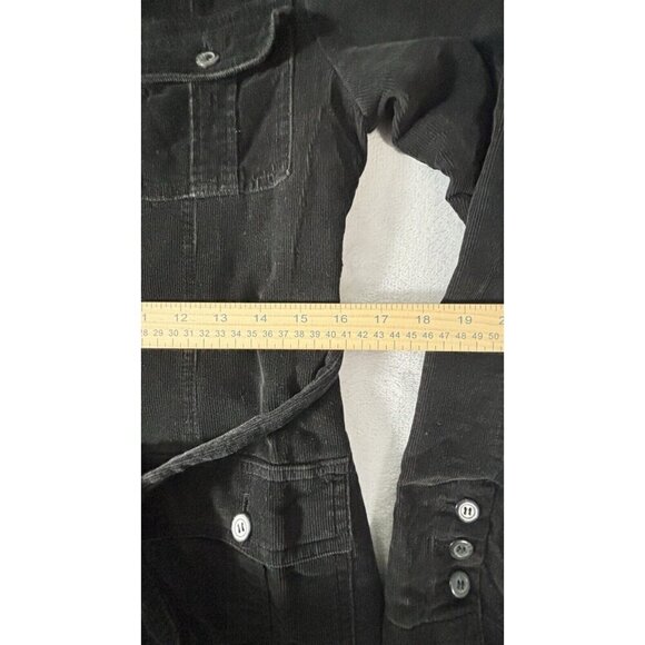 Doki-Geki Women's Single Breasted Pea Coat Sz M 100% Cotton Winter Overcoat - Picture 5 of 8